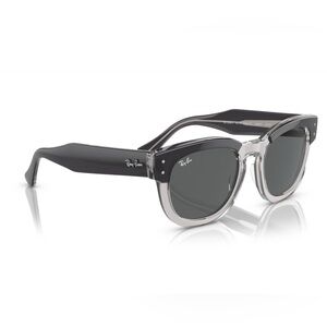 NWOT Ray-Ban Mega Hawkeye Dark Grey On Transparent Grey Unisex Sunglasses